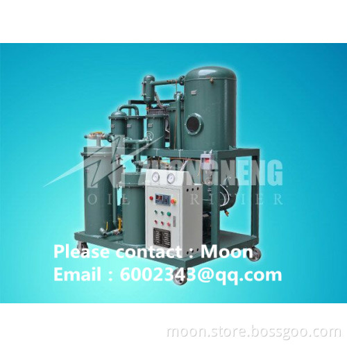 High efficient hydraulic lubricant oil filtration system,water reduction unit
